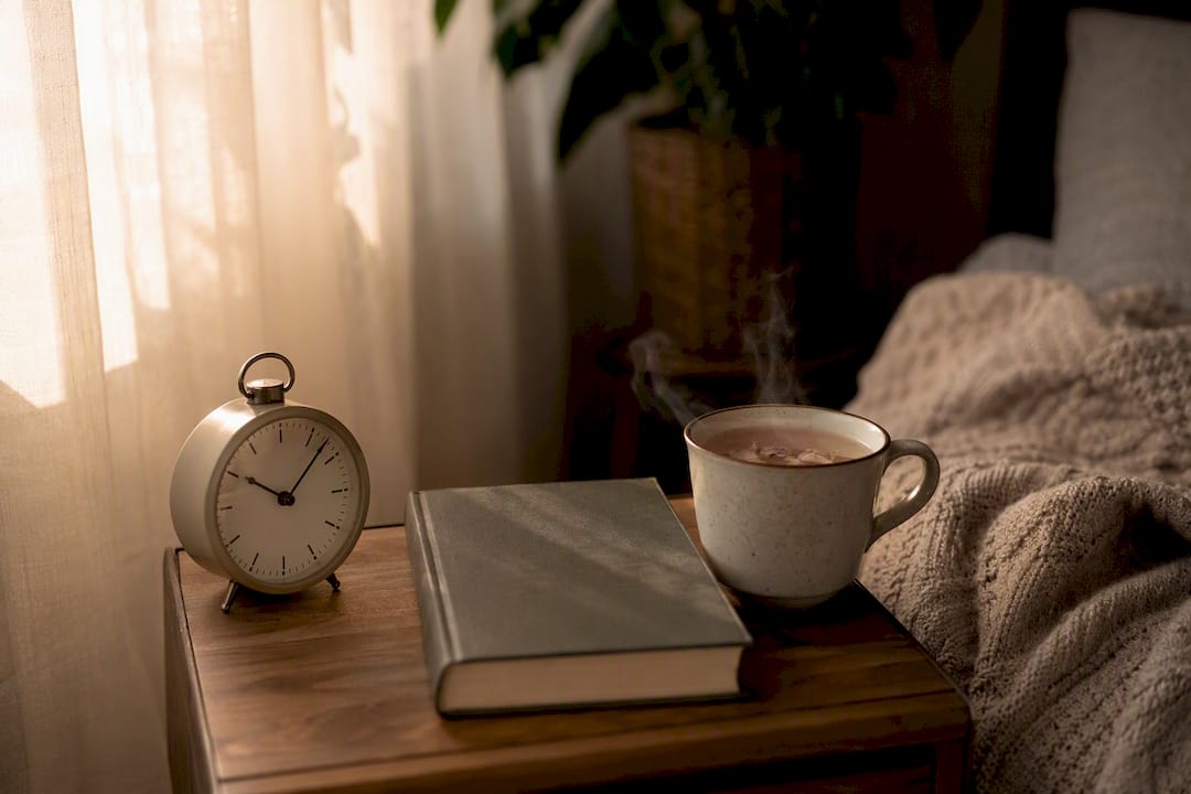 Sunlight entering bedroom in the morning