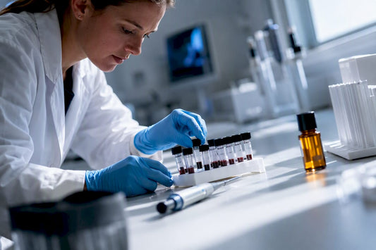 Laboratory samples prepared for cannabinoid analysis