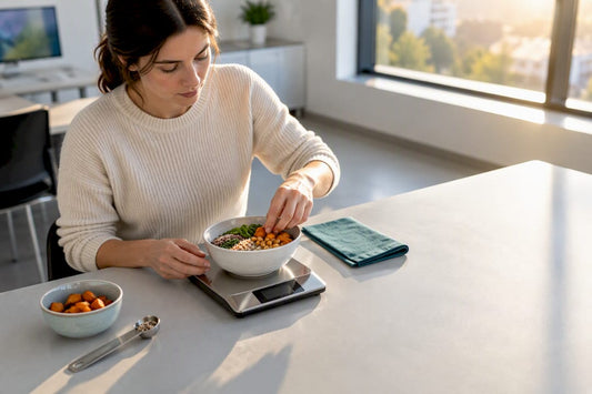 Measured meal portion in nutrition research setting